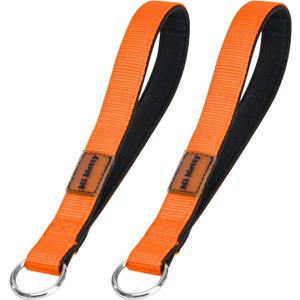 Strong Short Dog Leash Heavy Duty, Padded Handle for Traffic Control, Reflective Leash for Medium and Large Dogs Walking Training,Suitable for DIY (Orang)