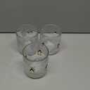 Whaline 3Pcs Christmas Icon Juice Glass 14 Oz Wine Glass Stemless Snowman Snowflake Penguin Cocktail Drinking Cups for Winter Xmas Home Party Favors Supplies