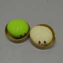 Dumpling Squishies Mystery Box, Squishies Dumpling Toys for Teens & Adults, Stretchy Squeeze Dough Ball, Sensory Stress Ball Squeeze Toys for Stress ReliefWhite and Green