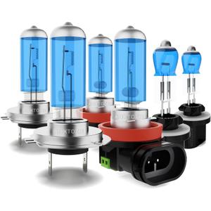 Headlight Bulbs Fit for 2014-2016 Kia Sorento,H7 High Beam H11 Low Beam 881 Fog Lights Bulbs,Halogen Headlights,300% Brightness,Plug and Play,6000K White,6 Pcs