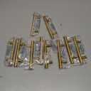 HOME EDIT Brushed Brass Cabinet Handles 3 Inch Hole Spacing, Stainless Steel Drawer Pulls for Cabinets, Kitchen, Bathroom, Dresser 10 Pack