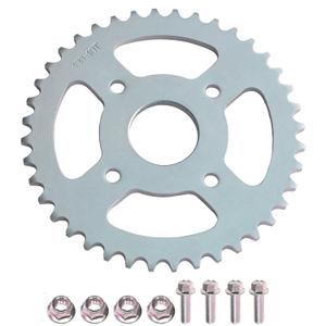 JNDO Mini Bike Sprocket 40T Sprocket 420 Chain 40mm bore Rear Sprocket Silver Replacement for Coleman BT200X CT200U CT200U-EX Go-Kart Baja Warrior TrailMaster Massimo MB165 MB200