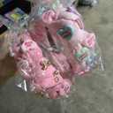 Holiday Heart Candy Embellished Red Headband Conversation Love Heart Charm Knotted Headband Non Slip Wide Top Knot Fashion Hairband Hair Accessories for Women (Valentine -pink, 2 Pcs)