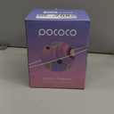 POCOCO Galaxy Star Projector for Bedroom with Replaceable Optical Film Discs, Home Planetarium Night Light Projector with High-Definition Soft Light for Relax, Study, and Meditate, Stress Relief Gifts (Black)