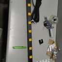 10 Outlet Long Power Strip Wide Spaced Metal Power Strip with 15FT Cord
