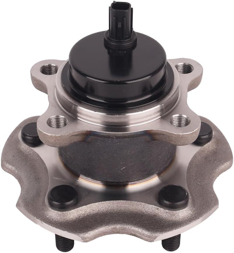 Autoround 512372 Rear Wheel Bearing and Hub Assembly Compatible with Toyota RAV4 2006-2018/ Corolla IM 17-18, Lexus HS250h 10-12/ NX200t 15-17/ NX300/ NX300h, Scion IM/TC, 5 Lugs w/ABS