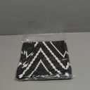 Set of 2 Black Pillow Covers 18 x 18 inches Boho Aztec Polyester Blend Square Decorative Throw Pillow Covers for Sofa Couch Bed Decor