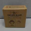 Vikings Blade Luxury Shaving Soap Bowl, Sandblasted Steel for Fast, Thick Lather, Unbreakable, Tactile Texture, Great for Most Pucks & Soaps (GRAND Chairman, 3.55 Diameter)