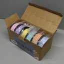 Pangda 3D Printer Filament PLA Bundle 1.75mm Multicolor Matte or Silk Finish, Dimensional Accuracy 0.02mm, 0.25kg/0.55lb Each Spool for DIY Holiday Projects(1.5 kg,Pastel Color)