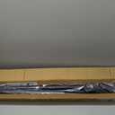 Tension Curtain Rod 51-165In(4.25-13.75Ft), Extra Long Outdoor Curtain Rod No Drilling for Window or Bathroom Patio, Adjustable Spring Shower Rod, Easy to Install Never Rust, Rod Diameter 1.26In-Black