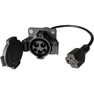 J1772 to Nema 5-15/5-20 Discharger, EV Station Charging Adapter with 0.35M Cable, EV Adapter Plug,J1772 to Nema 5-20 for E-Bike/Scooter/One Wheel