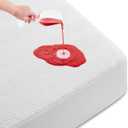 Cozymaker Queen Size 100% Waterproof Mattress Protector, Mattress Pad Cover Fitted 8"-21" Deep Pocket, 3D Air Fabric Soft Breathable Cooling Bed Cover Noiseless Washable, White-Fence