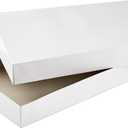 Hallmark 17" XL Gift Boxes with Lids (12 White Robe Boxes, White) for Birthdays, Graduations, Christmas, Weddings, Bridal Showers