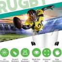 Xuhal 2 Pcs Football Visor for Youth Adult Football Helmet Visor Lacrosse Helmet Eye Shield Eye Protection for Sport (Clear)