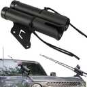 Off-Road Fishing Rod Holder, Double Rod Kit with 2 Holders fit for 2021+ Ford Bronco 2/4 Door Passenger Side Powder Coated Aluminum