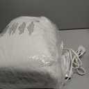 Waffle Heated Throw Blanket 50"x60"  Electric Blanket with 6 Heat Levels & 4 Timer Settings, Ultra-Soft Faux Fur & Sherpa, ETL Certified, Machine Washable, Ideal Gift for Women (Ivory/Cream)