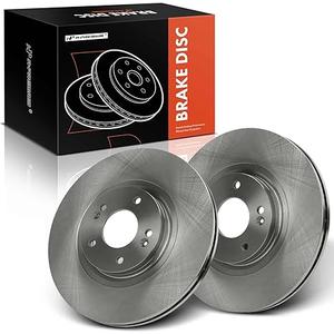 A-Premium 12.60 inch (320mm) Front Vented Disc Brake Rotors Compatible with Select Hyundai and Kia Models - Santa Fe/Santa Fe Sport 2013-2018, Santa Fe XL 2014-2019, Sorento 2014-2019, 2-PC Set