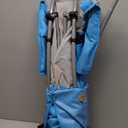 AKSOUL Folding Beach Chair for Adults: Low/High Back Chairs with Carry Bag - Extra Wide Seat Chair with Comfortable Pillow & Storage Pocket (1 Pack & 2 Pack, Blue)