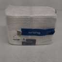 Bedsure Gentlesoft 100% Cotton Blanket Queen Size for Bed - Breathable and Soft, Thick Cozy Waffle Weave Christmas Blanket Gift for Women, White, 90x90 Inches