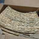 CENBOSS Rattan Christmas Tree Collar, Wicker Tree Skirt & Stand Base Cover (Natural, 24 inch)