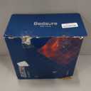 Bedsure GentleSoft Heated Blanket Electric Throw - Soft Ribbed Flannel Electric Blanket, Heating with 4 Time Settings, 6 Heat Settings, and 3 hrs Timer Auto Shut Off (50x60 inches, Light Grey) (Harbor Mist)