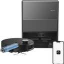 DREAME Aqua10 Ultra Roller Robot Vacuum and Mop & 30,000Pa Suction, Self-Cleaning Dock & Extending Roller Mop, Heat-Washes & Dries, Carpet Protection, AI Camera & LiDAR Avoidance Tech, Voice Control