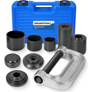 DAYUAN Ball Joint Press & U Joint Removal Tool Kit with 4x4 Adapters for Most 2WD and 4WD Cars and Light Trucks with Blue Storage Case Blue