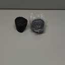 PATIKIL Ladder Non Slip Feet 2.8"/72mm, 2Pcs Rubber Round Foot Protective Mat Cushion Replacement for Telescopic Folding Extension Ladder Protection, Black