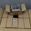 Estmoon Privacy Door Lock, 10 Pack Matte Black Keyless Door Handles Interior Heavy Duty Bed and Bath Door Lever Set, Reversible for Left/Right Handed Doors