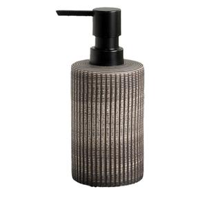 Comeon Ceramic Soap Dispenser for Shampoo, Dish Soap, Hand SoapConditioner12 Oz Refillable Foam Pump Bottle Stainless Steel Pump Kitchen/Bathroom Dcor (Deep Colour)