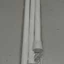 Tension Curtain Rod Tension Rods for Windows 28 to 48 Inch Curtain Rods No Drilling White Tension Rod Small Shower Rod Spring Rod Adjustable Curtain Rod Short Shower Tension Rods for Closet, Doorway