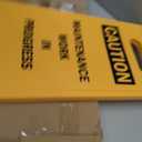 SmartSign 25 x 12 inch Caution - Attendant Cleaning Restroom Two-Sided Folding Floor Sign with Falling Symbol, Portable and Lightweight A-Frame, Easy Grip Handle, Plastic, Black and Yellow