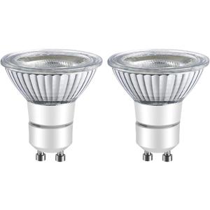 LPSAFP LED GU10 Range Hood Light Bulbs, LED Stove Appliance Light Bulb, Kitchen Light Replacement Halogen Light Bulb, 50W Equivalent, Warm White 120V/ AC, 6W 550 Lm, Dimmable, Waterproof IP65 Pack of 2