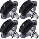 BlueStars 3412D024-09 Gas Range Sealed Burner Head & Igniter Assembly Replacement – Compatible with Magic Chef & Maytag Ranges - Replaces 12500050 3412D018-09 - Pack of 4