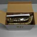 Supernal 180 pieces Gold Plastic Silverware, Disposable Plastic Utensils Heavy Duty, Gold Disposable Silverware Sets Include 60 Knives, 60 Forks and 60 Spoons, Suitable for Party, Birthday, Wedding