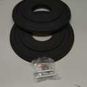 EIFHYT Matte Black PU Ceiling Medallions for Light Fixtures and Ceiling Fans, 12-1/4"OD x 4" ID x 1" P (Fits Canopies up to 7")