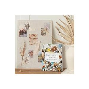 Inspirational Vision Board Kit – Complete Set with Vision Board Book & Felt Board, Motivational Pictures & Quotes to Map Your Goals & Dreams - The Perfect Supplies to Visualize Goal Setting & Success