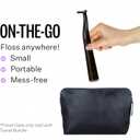 FLAUS Electric Flosser (Oprah's List, Shark Tank) 3 Speeds + 135 Refill Heads Variety Pack (Extra Strong Woven & Gentle Gliding) Water Flosser Alternative, Dentist Tooth Flossers Dental Floss Picks