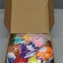 Valentines Day Gifts for Kids - 24 Pack Axolotl Plush Toys Keychains with Valentine's Cards - Mini Stuffed Animals Set for Boys Girls Toddler Classroom Exchange School Activities Party Favors