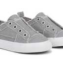 Blowfish Malibu Kids' Play-T Slip On Sneaker Toddler, Fog Gry Canvass 2