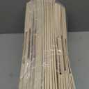 DIMJ Storage Bins with Lids - 6 Pack Large Fabric Closet Organizer with Window & Handles, Collapsible Decorative Storage Boxes for Shelves Under Bed, Books Clothes Blankets Sweaters Organization (Beige)