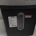 Bonsen 10-Sheet Cross Cut Paper Shredder for Home Office, P-4, Portable Handle, 4 Gallons Bin, Paper and Credit Card Shredder, Black (S3201 New Version)