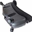 Lens Protection Cover Face Cover Compatible with HD Goggles X FPV Drone Foam Padding Sponge Eye Pad Facemask Comfortable (Black Mask)