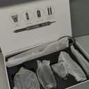 Easywave 5 in 1 Multi Hair Styler Dryer Brush: 110,000 RPM High-Speed, Flexible Air Styling & Drying System, Professional Negative Ionic Hot Air Brush Set for Fast Drying, Curling Volumizing (Gray)