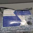 Floral Bed Sheets Queen Size 18" Deep Pocket Queen Sheets Soft Breathable Floral Sheets Queen Size Bed Set with 1 Flat Sheet, 1 Fitted Sheet, 2 Pillowcases (Queen, Floral White and Blue)