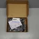 Ravinte 20 Pack Solid 6-1/4 Inch Square Foot Cabinet Arch Pull Kitchen Cabinet Handles Matte Black Cabinet Pulls Black Drawer Pulls Kitchen Cabinet Hardware Handles for Cabinets Cupboard Handles