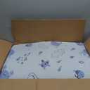 Pack and Play Mattress,Dual Sided Premium Memory Foam Pack N Play Mattresses for Baby 38"x26" Breathable Mattress for Pack N Play with Washable Soft Cover (Sea Blue)