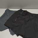 Gaglg Men's 5" Running Shorts 2 Pack Quick Dry Athletic Workout Gym Shorts with Zipper Pockets XL