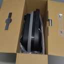 Collapsible Foot Spa Bath with Heat,Foot Massager with Two Side Supports,Leakage Protector,Temperature Control,Bubbles,Red Light,Timer,Feet Spa Tub,Feet Soaker,Gifts (Black)