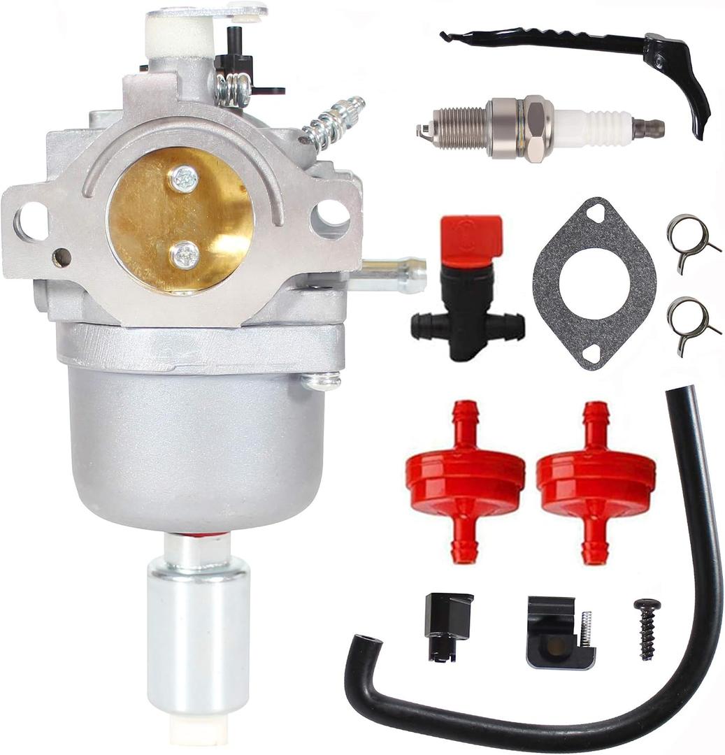 D105 LA115 Carburetor for John Deere D110 D100 LA105 LA125 LA110 697203 JS40 L1742 1742HS S17 Lawn Tractor w/ 17hp 19hp 21hp engine Nikki 697203 594593